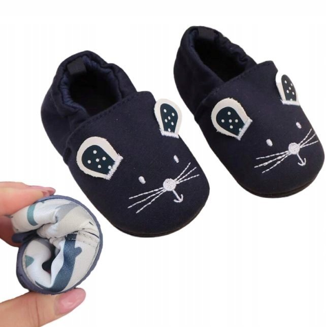 Kapcie Dzieci Niemowlęce Elastyczne Giętkie BAREFOOT domowe przedszkolne 20