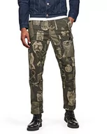 Spodnie męskie - G-STAR RAW Spodnie męskie Torrick Relaxed Casual, Ciemne obiekty mono koniczyny C313-b549, 31W / 32L - miniaturka - grafika 1