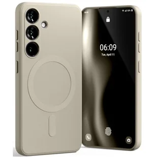 Etui MERCURY Semi-Silicone MagSafe do Samsung Galaxy S25 Kamienny - Etui i futerały do telefonów - miniaturka - grafika 1