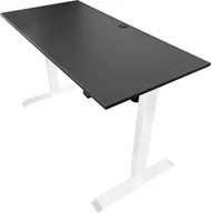 Biurka - Biurko Zdesk PC-114W-Po/B Grafitowe 138 cm x 68 cm - miniaturka - grafika 1