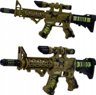 Zabawki militarne - Skleplolki KARABIN PISTOLET ZABAWKA DŹWIĘK SYGNAŁOWY DLA DZIECI DŹWIĘKOWY ŚWIECI - miniaturka - grafika 1