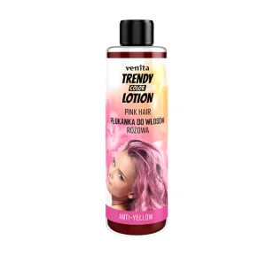Venita Trendy Color Lotion płukanka do włosów Różowa 200ml - Farby do włosów i szampony koloryzujące - miniaturka - grafika 1