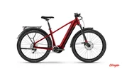 Rowery elektryczne - Rower elektryczny Haibike Trekking 5 High dynamite red/black gloss 2023 - miniaturka - grafika 1