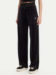 Guess Spodnie dresowe V3BB26 K0232 Czarny Regular Fit - Spodnie sportowe damskie - miniaturka - grafika 1
