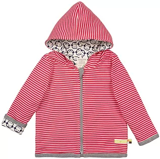 Kurtki i płaszcze dla chłopców - loud + proud Dziecięca kurtka dwustronna z bawełny organicznej, z certyfikatem GOTS, czerwony, 74-80 - grafika 1