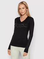 Swetry damskie - Guess Sweter W2RR21 Z2NQ0 Czarny Slim Fit - miniaturka - grafika 1