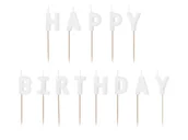 Dekoracje i nakrycia stołu na imprezę - ŚWIECZKI URODZINOWE HAPPY BIRTHDAY 2.5 CM - miniaturka - grafika 1