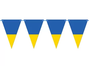 Congee.pl Baner wiszący Flaga Ukrainy - 5 m - Dekoracje sali - miniaturka - grafika 1
