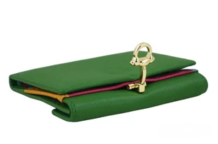 Elegancki portfel ze złotym zapięciem - Zielony - Portfele Elegancki portfel ze złotym zapięciem - Zielony - Portfele - miniaturka - grafika 7