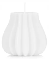 Świece - Świeca ozdobna świeczka SAKIEWKA kolor BIAŁY 1 szt - miniaturka - grafika 1