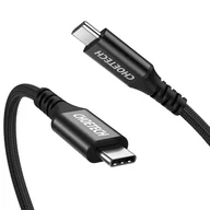 Kable USB - Choetech kabel przewód szybkie ładowanie USB Typ C - USB Typ C 3.1 Gen 2 100W Power Delivery 2m czarny (XCC-1007) - miniaturka - grafika 1