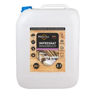 Protector Impregnat owadobójczy akrylowy 20 l - Farby i impregnaty do drewna - miniaturka - grafika 1