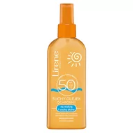 Balsamy i kremy do opalania - Lirene Suchy olejek ochronny SPF50 150ml - miniaturka - grafika 1