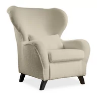 Fotele - Beżowy fotel uszak Miuform Miuf - miniaturka - grafika 1