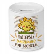 Skarbonki - Dla Związkowca Skarbonka na Urodziny Na Prezent z Nadrukiem ze Zdjęciem + Opakowanie na prezent (wzór 01) - miniaturka - grafika 1