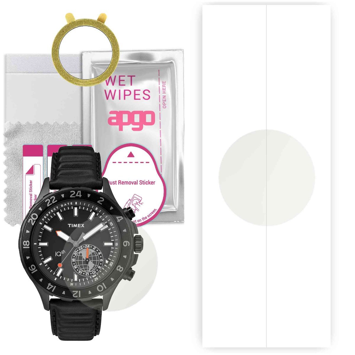 1x Folia hydrożelowa MATOWA do Timex Move Multi-Time - apgo Smartwatch Hydrogel MATTE Protection Ochrona na ekran smartwatcha