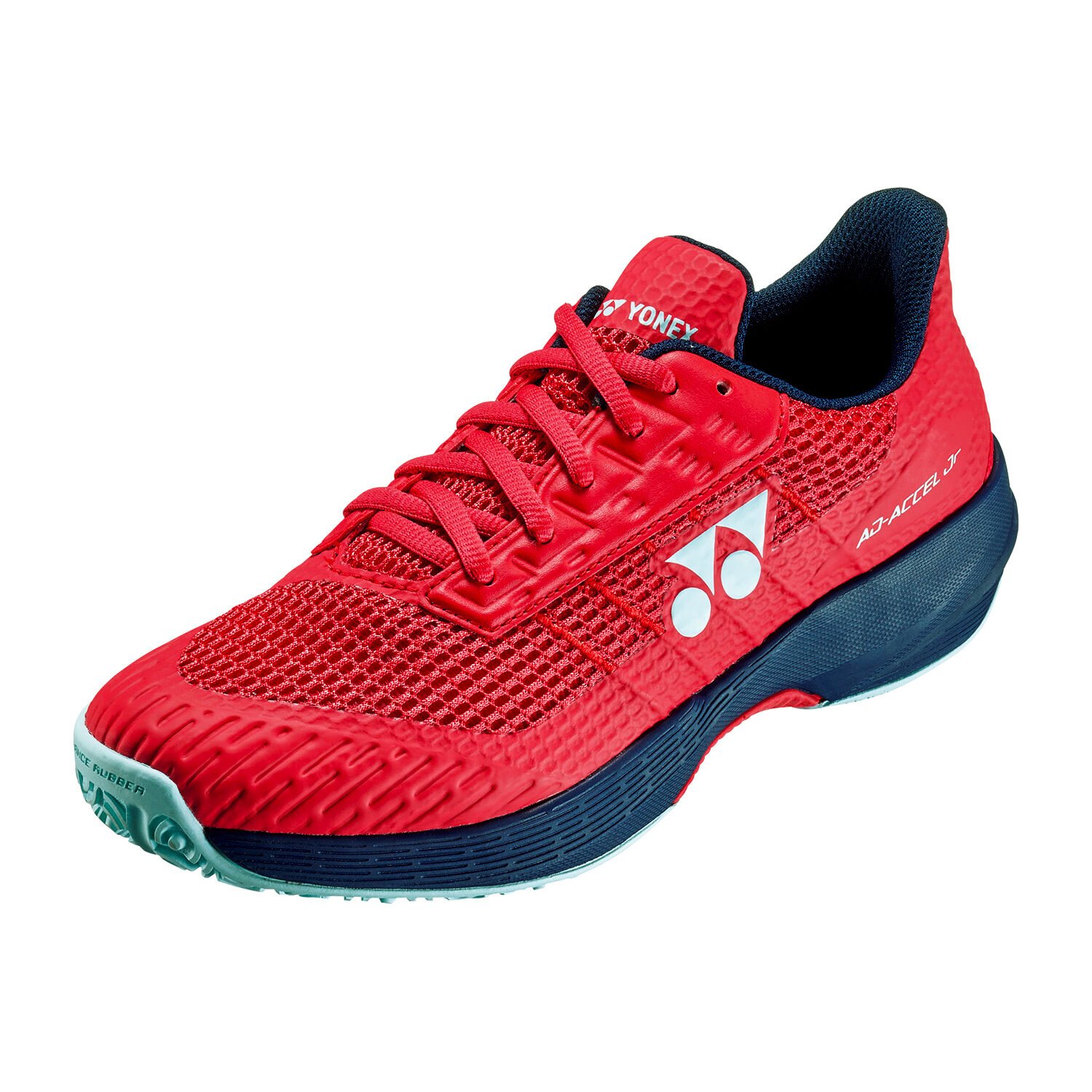 Buty tenisowe dziecięce Yonex PC AD-ACCEL Junior Clay Sunset Red EUR 39