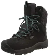 Śniegowce damskie - KEEN Damskie buty zimowe Revel 4 Polar Mid High, Black North Atlantic, 39.5 EU - miniaturka - grafika 1
