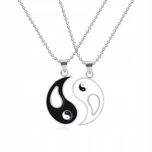 Zestaw dwóch naszyjników YIN YANG dla przyjaciół - Biżuteria dla dzieci - miniaturka - grafika 1