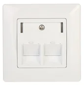 Wtyczki i adaptery - GNIAZDO MODULARNE KEYSTONE FX-SX9-2 - miniaturka - grafika 1