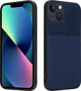 OEM Etui Striped do Iphone X/XS niebieski - Etui i futerały do telefonów - miniaturka - grafika 1