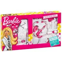 Barbie Barbie. Zestaw mały doktor - strój lekarski - Zabawy w naśladowanie dorosłych - miniaturka - grafika 1