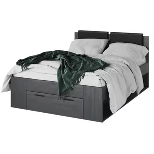 Łóżko z szufladą GALAXY | 140x200 | 24CBEA50 | Dąb carbon - Łóżka - miniaturka - grafika 1