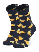 Skarpetki damskie - Happy Socks Skarpety "Banana" w kolorze granatowo-żółtym - miniaturka - grafika 1
