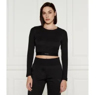 Piżamy damskie - Calvin Klein Underwear Bluzka Cropped Fit - miniaturka - grafika 1