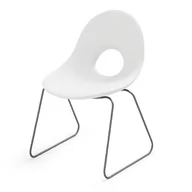 Krzesła - Krzesło Candy Sledge białe - Lyxo Design - miniaturka - grafika 1