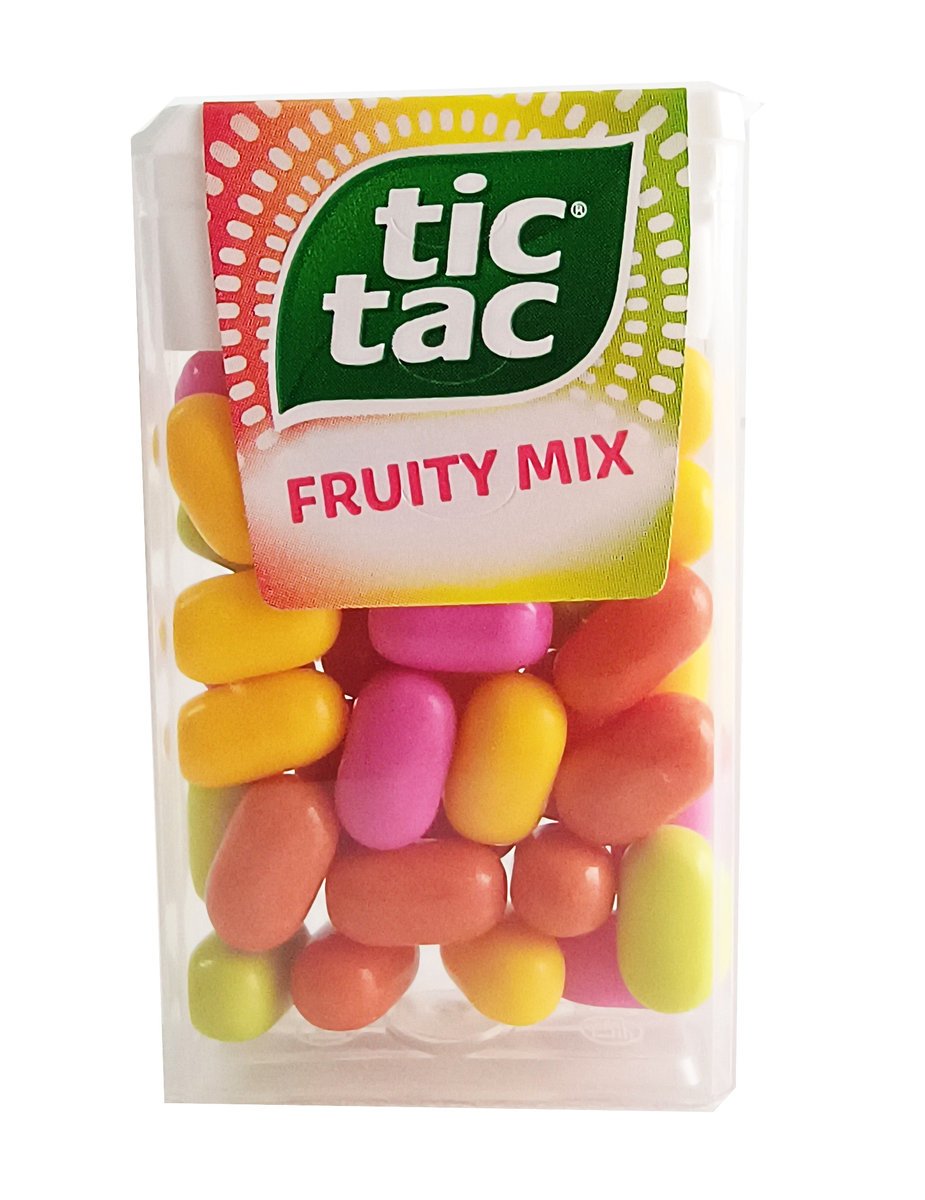 TIC TAC FRUIT MIX DRAŻETKI OWOCOWE 18g