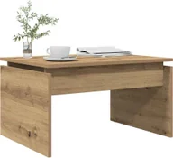 Ławy i stoliki kawowe - vidaXL Stolik kawowy Artisan dąb 68x50x38 cm materiał drewnopochodny - miniaturka - grafika 1