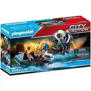 Playmobil PLAYMOBIL City Action 70782 Policyjny plecak odrzutowy: Aresztowanie złodzieja sztuki, od 5 lat 70782 - Plecaki szkolne i tornistry - miniaturka - grafika 2