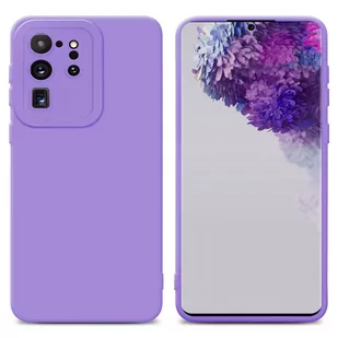 Pokrowiec Etui Do Samsung Galaxy S20 ULTRA w FLUID JASNY FIOLET TPU Silikonowe Obudowa Ochronny Case Cover Cadorabo - Etui i futerały do telefonów - miniaturka - grafika 1