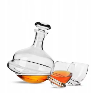 Komplet do whisky Roly-Poly karafka, 2 szklanki - Karafki - miniaturka - grafika 1
