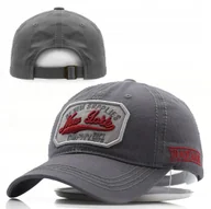 Czapki i chusty sportowe męskie - Czapka z daszkiem bejsbolówka NEW YORK bawełniana SZARA - miniaturka - grafika 1