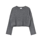 Swetry damskie - Cropp - Luźny szary sweter - Szary - miniaturka - grafika 1