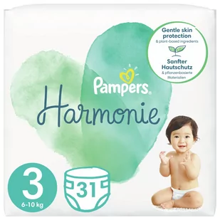 Pampers pieluchy Harmonie rozmiar 3 31 pieluch 6kg 10kg - Pieluchy - miniaturka - grafika 1