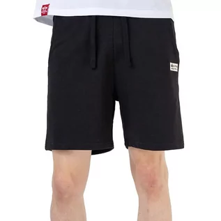 Spodnie sportowe męskie - Spodenki Alpha Industries Organics Jogger Short 106365649 - czarne - grafika 1