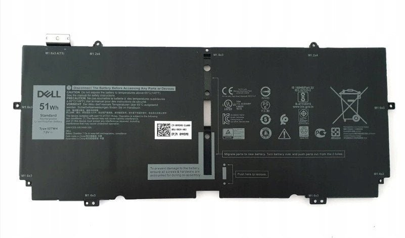 51Wh Li-ion battery for XPS