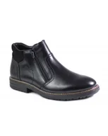 Półbuty męskie - TRZEWIKI RIEKER - 33151-00 BLACK - Rieker - miniaturka - grafika 1