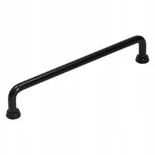 Zawiasy, okucia i inne akcesoria - Uchwyt meblowy Gamet US18 czarny mat 160mm - miniaturka - grafika 1