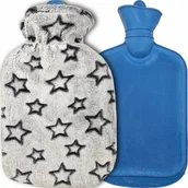 Termofory - Termofor Duży Naturalna Guma Pluszowy Ogrzewacz 2L - miniaturka - grafika 1