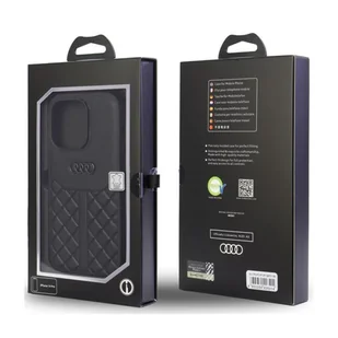 Audi Genuine Leather iPhone 13 Pro / 13 6.1" czarny/black hardcase AU-TPUPCIP13P-Q8/D1-BK - Etui i futerały do telefonów - miniaturka - grafika 12