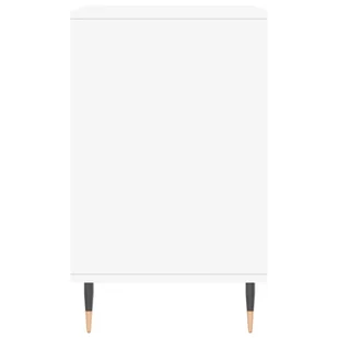 Półka na buty, biały, 102x36x60 cm, materiał drewnopochodny  Lumarko! - Szafki na buty - miniaturka - grafika 6