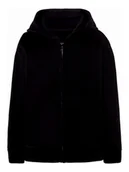 Bluzy dla chłopców - Chłopięca bluza z kapturem nadruk misia w goglach czarna Tup Tup - miniaturka - grafika 1