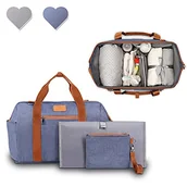 Torby sportowe - Torba do wózka Lionelo Ida Blue Denim  ! - miniaturka - grafika 1