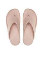 Klapki i japonki damskie - Crocs Japonki 209410 Beżowy - miniaturka - grafika 1