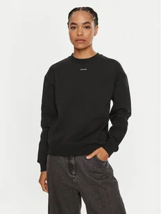 Calvin Klein Bluza Nano Logo K20K208329 Czarny Regular Fit - Bluzy damskie - miniaturka - grafika 1