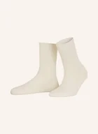 Skarpetki damskie - Falke Skarpety Cosy Wool Z Dodatkiem Wełny Merino weiss - miniaturka - grafika 1